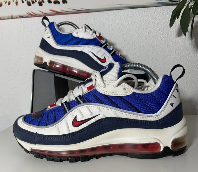 Nike air max 98 bleu blanc outlet rouge